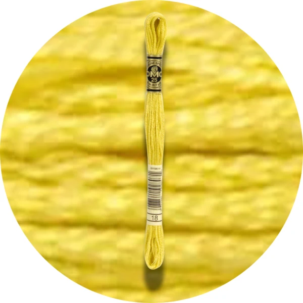 DMC Mouliné Spécial 25 Broderigarn, Ensfarvet, Røde/Gule/Orange nuancer